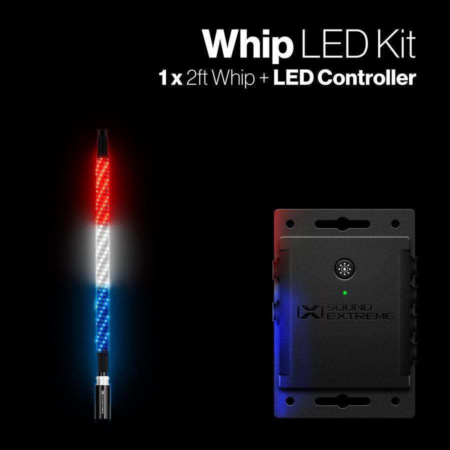 Extreme Whip Kit  Qty 1 x 2Ft plus LEDCast Controller