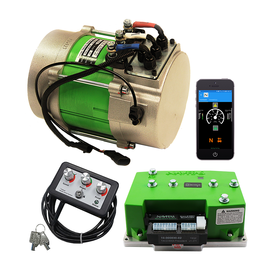 Navitas TAC2 600A 5kW AC Conversion Kit for EZGO TXT 48V 1206HB CAN