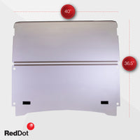 RedDot Clear Folding Windshield 2007-2016 Yamaha G29-Drive