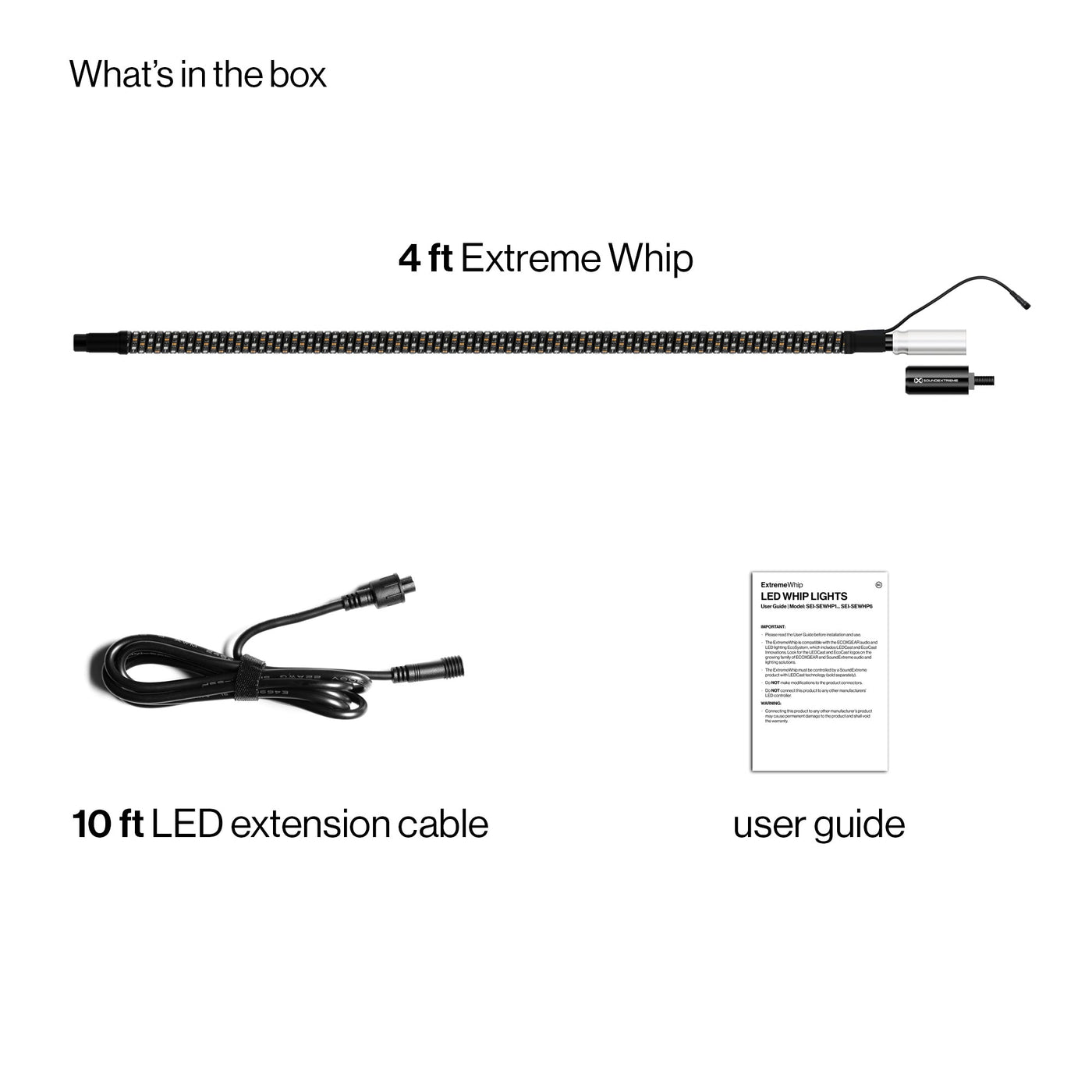 Extreme Whip Qty 1 X 4Ft