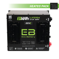 Eco Battery (48V) 51V 60Ah Cube LiFePO4 Gen3 Battery