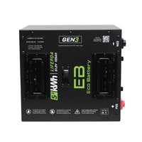 Eco Battery (48V) 51V 105AH Thru-Hole LiFePO4 Gen3 Battery
