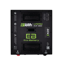 Eco Battery 51V (48V) 105AH Thru-Hole Battery Bundle / Universal