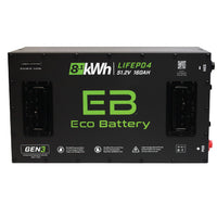 Eco Battery 51V (48V) 160AH Battery Bundle / Evolution (9-Pin Harness)