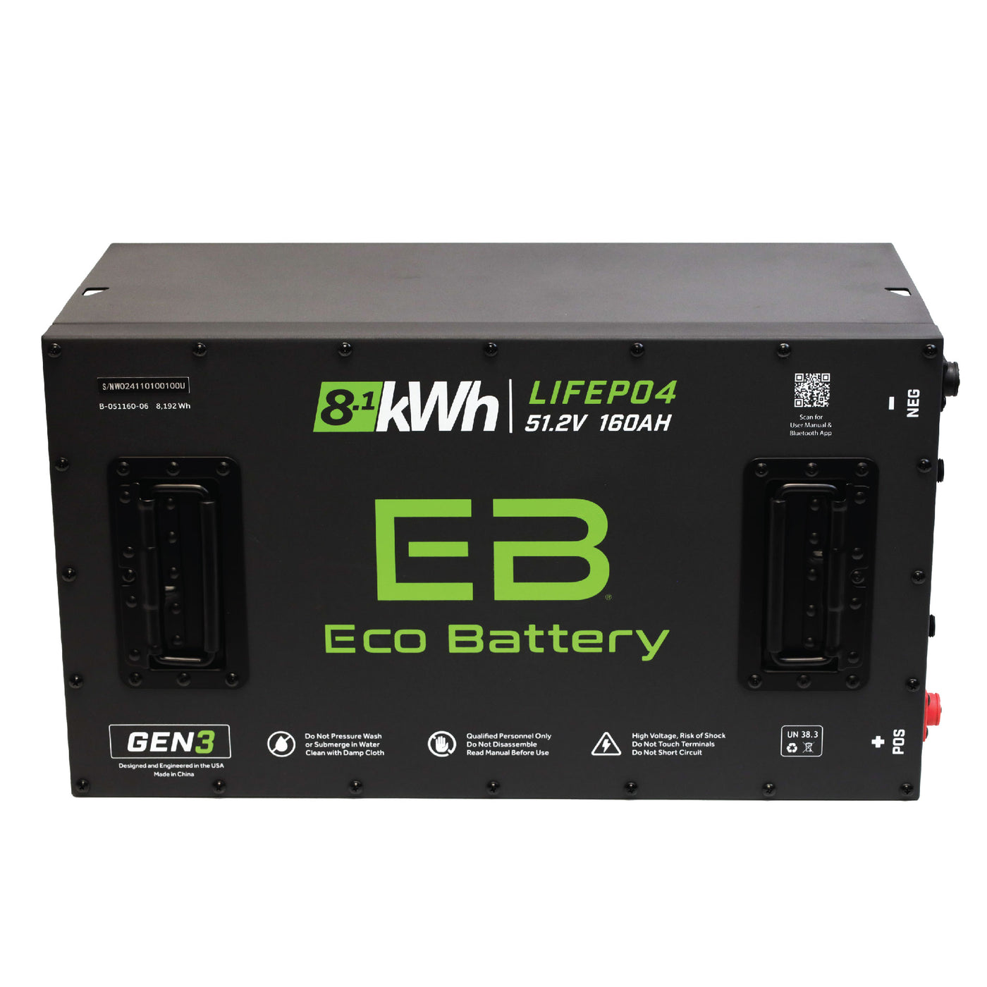 Eco Battery (48V) 51V 160AH Battery Bundle / DENAGO