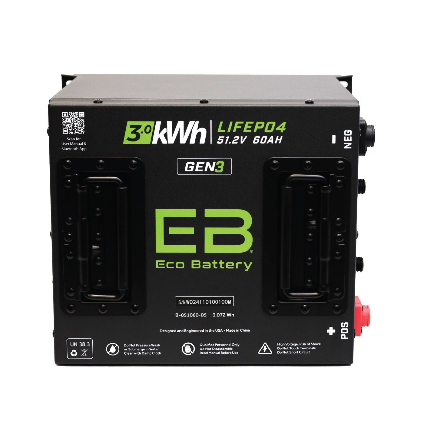 Eco Battery (48V) 51V 60AH Battery Bundle / ICON EV / 2024+ (ICON MCU)