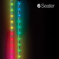 Extreme Strips - 6 Seat Cart (No LED Controller)