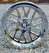 Empire® 15" Knight K4 PVD Chrome Golf Cart Wheel