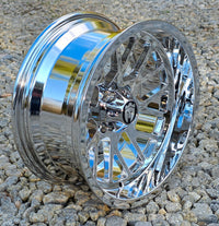 Empire® 15" Knight K4 PVD Chrome Golf Cart Wheel