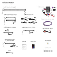 SoundExtreme Extreme Strips - 6 Seat Cart + LED Controller