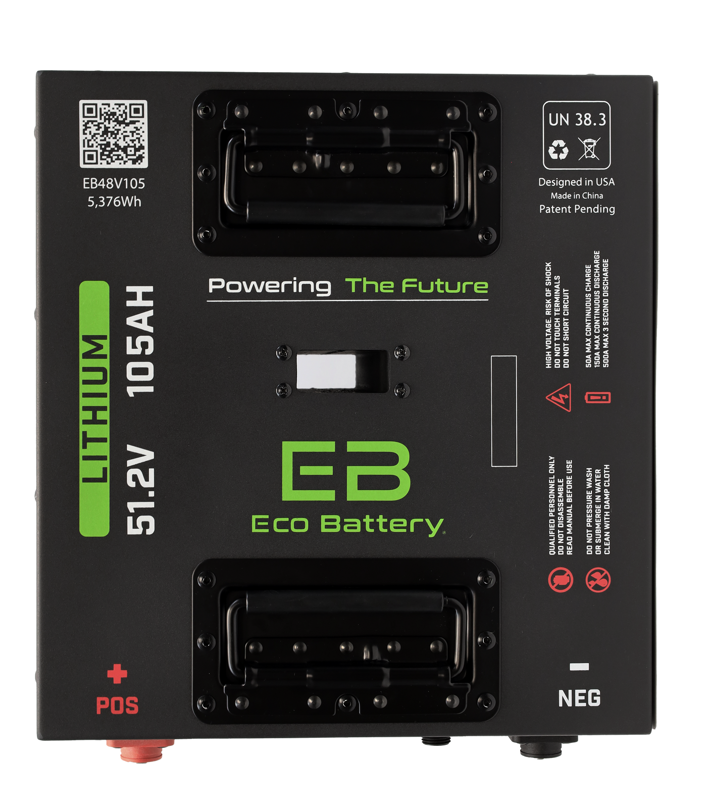 Eco Battery (48V) 51V 105AH Thru-Hole Battery Bundle / Evolution
