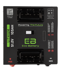 Eco Battery (48V) 51V 105AH Thru-Hole Battery Bundle / Evolution