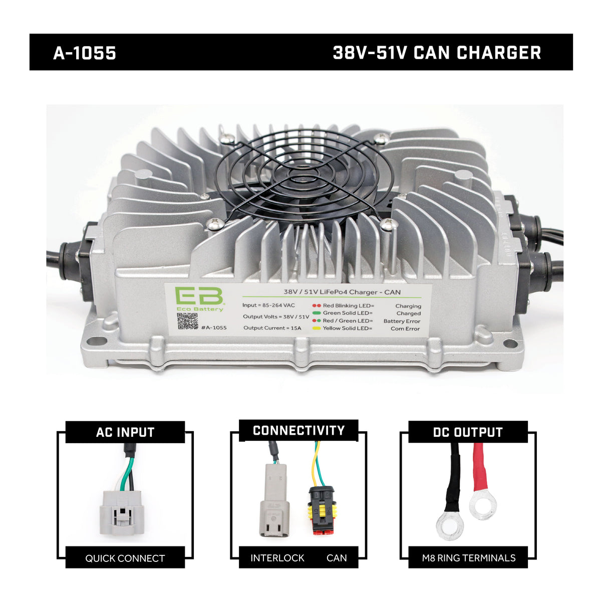 38V-51V 15A CAN Charger