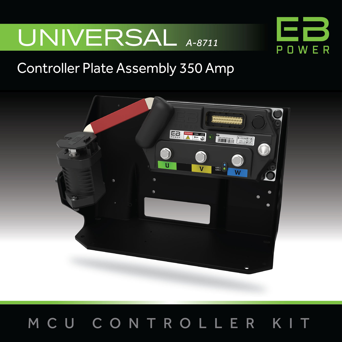 EB Power Universal Controller Plate Assembly / 350 Amp
