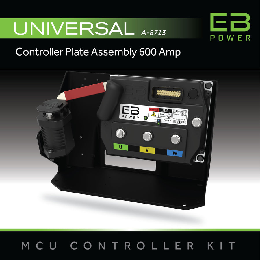 EB Power Universal Controller Plate Assembly / 600 Amp