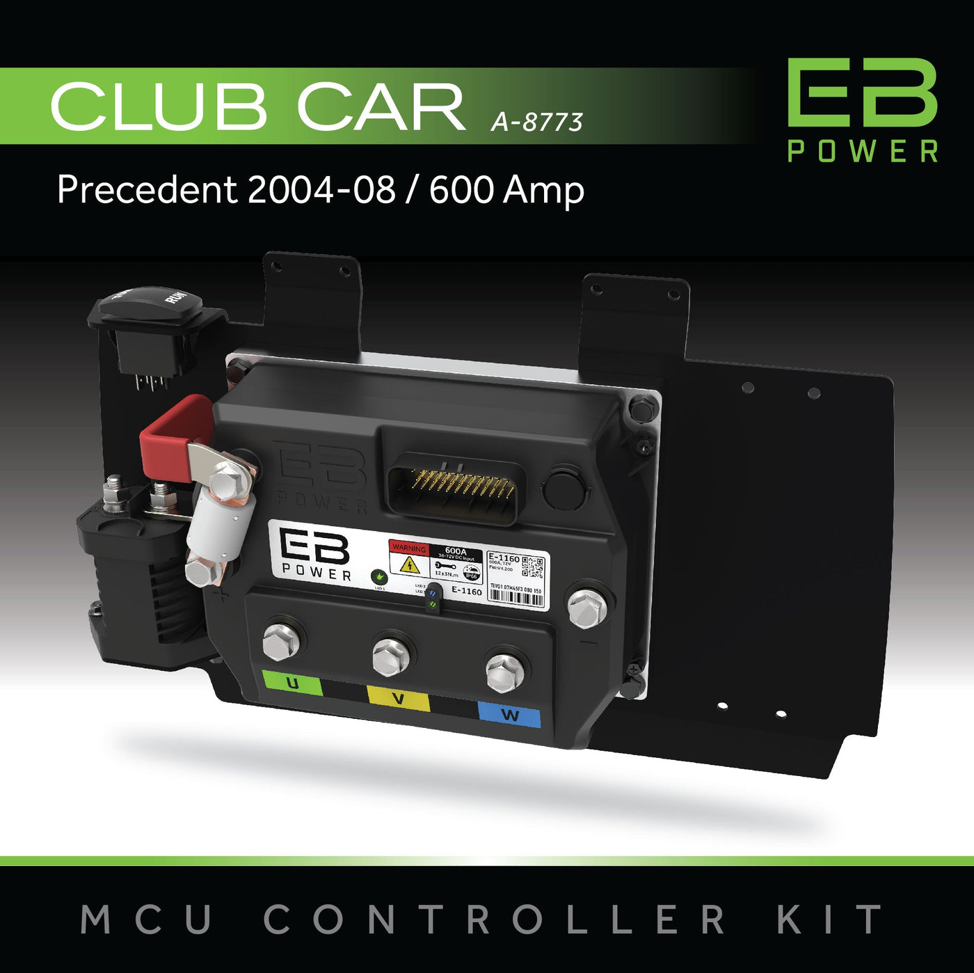 EB Power Controller Plate Assembly / Club Car Precedent / 2004-08 / 600 Amp