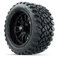 GTW Diesel 14 in Wheels with 23x10-14 Nomad All-Terrain Tires - Set of 4