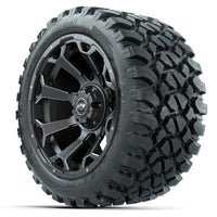 GTW Raven Matte Gray 14 in Wheels with 23x10-R14 Nomad All-Terrain Tires - Set of 4