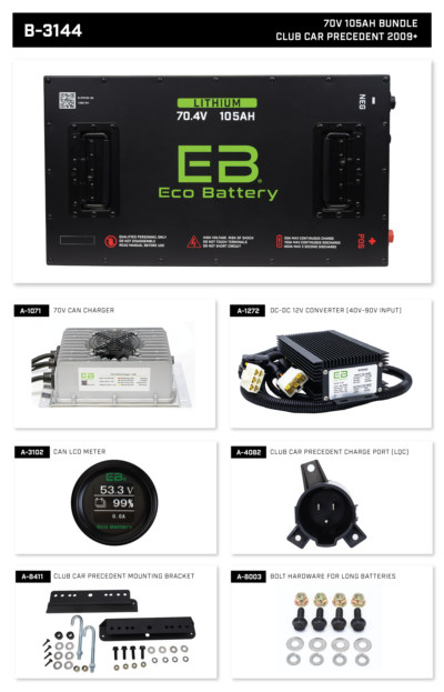 EcoBattery 70.4V (72V) 105AH Bundle