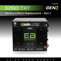 51V 60AH Battery Bundle / EZGO TXT Samsung Gen1