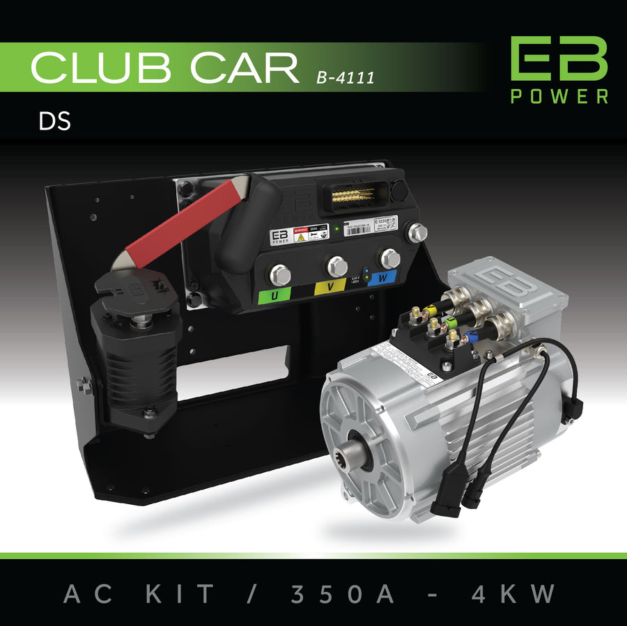 EB Power AC Kit / 350A + 4kW (GREAT TORQUE) / Club Car DS/Villager