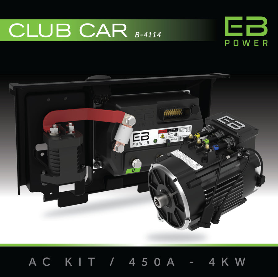 EB Power AC Kit / 450A + 4kW (BETTER TORQUE) / Club Car DS