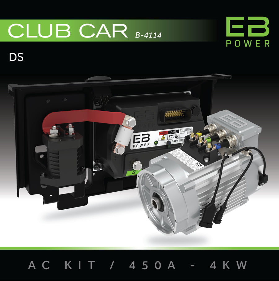 EB Power AC Kit / 450A + 4kW (BETTER TORQUE) / Club Car DS