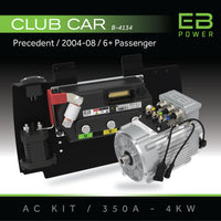 EB Power AC Kit / 350A + 4kW (GREAT TORQUE) / Club Car Precedent / 2004-08 / 6 Passenger