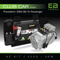 EB Power AC Kit / 450A + 5kW (BETTER TORQUE) / Club Car Precedent / 2004-08 / 6 Passenger