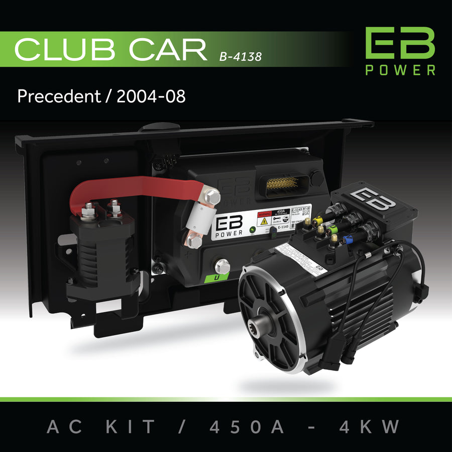 EB Power AC Kit / 450A + 4kW (BETTER TORQUE) / Club Car Precedent / 2004-08