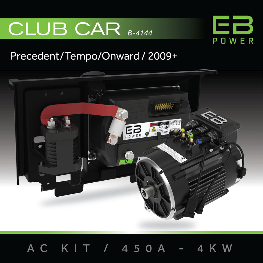 EB Power AC Kit / 450A + 4kW (BETTER TORQUE) / Club Car Precedent/Tempo/Onward / 2009+