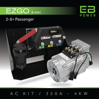 EB Power AC Kit / 350A + 4kW (GREAT TORQUE) / EZGO / 2-6 Passenger