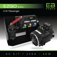 EB Power AC Kit / 350A + 4kW (GREAT TORQUE) / EZGO / 2-6 Passenger