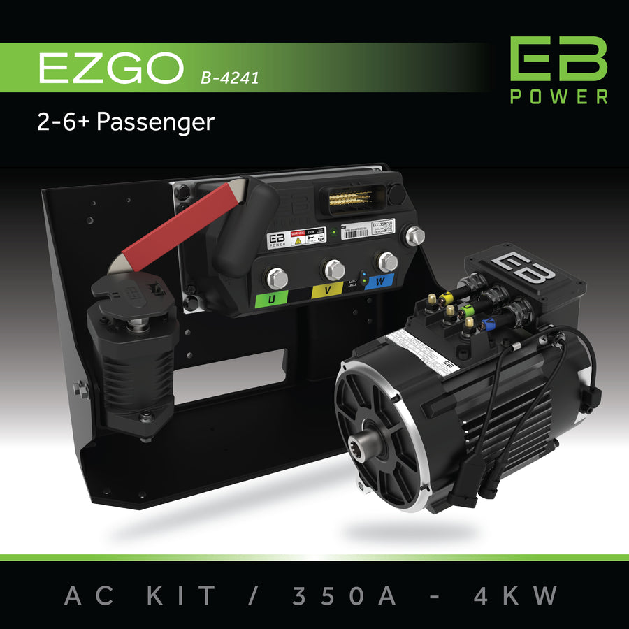EB Power AC Kit / 350A + 4kW (GREAT TORQUE) / EZGO / 2-6 Passenger