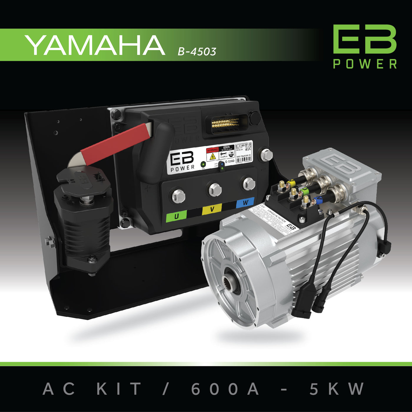 EB Power AC Kit / 600A + 5kW (MOST TORQUE) / Yamaha