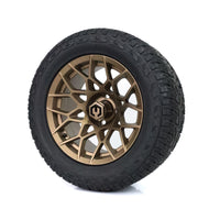 MODZ Blitz 14x7 Matte Bronze & X Comp A/T Tire Package
