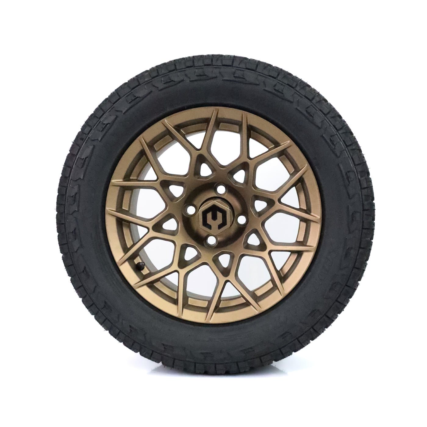 MODZ Blitz 14x7 Matte Bronze & X Comp A/T Tire Package