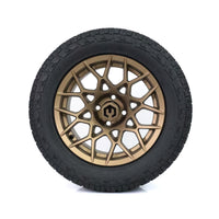 MODZ Blitz 14x7 Matte Bronze & X Comp A/T Tire Package