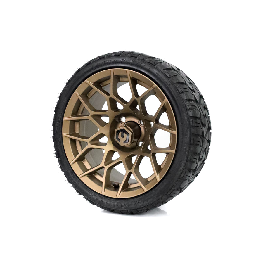 MODZ Blitz 14x7 Matte Bronze & X Comp H/T Tire Package