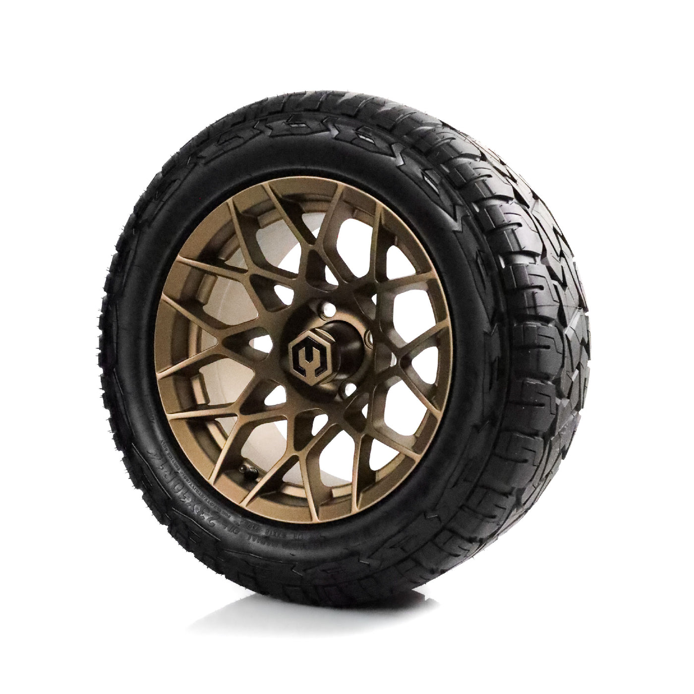 MODZ Blitz 14x7 Matte Bronze & X Comp X/T Tire Package
