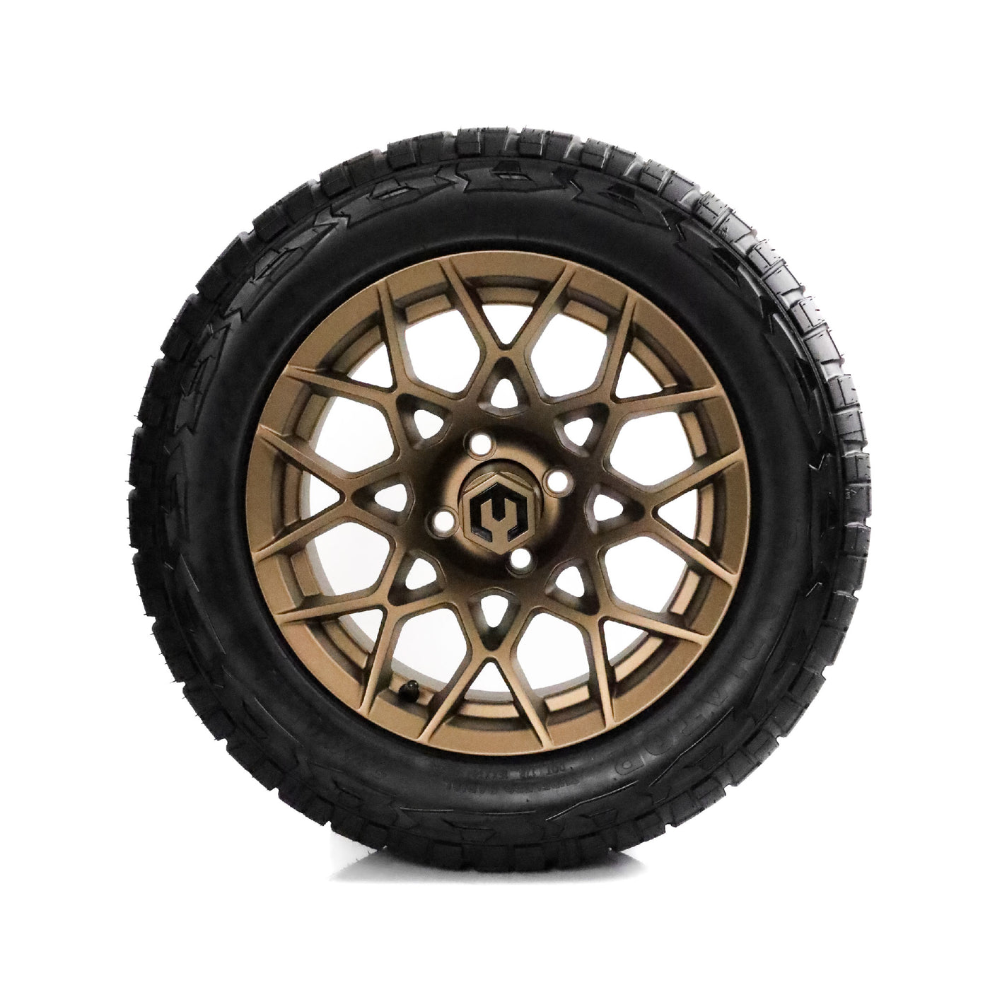 MODZ Blitz 14x7 Matte Bronze & X Comp X/T Tire Package