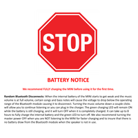 Bazooka G3 Party Bar MINI Portable Bluetooth Speaker | 70 Hours Battery Life | IP66 Waterproof | 450-watt MAX power | RGB-LED Lights | with one-click “Party Button” music-sharing technology | 6 Marine Grade Speakers