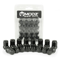 MODZ Golf Cart Lug Nuts - Pack of 16 Standard (1/2" -20) Black
