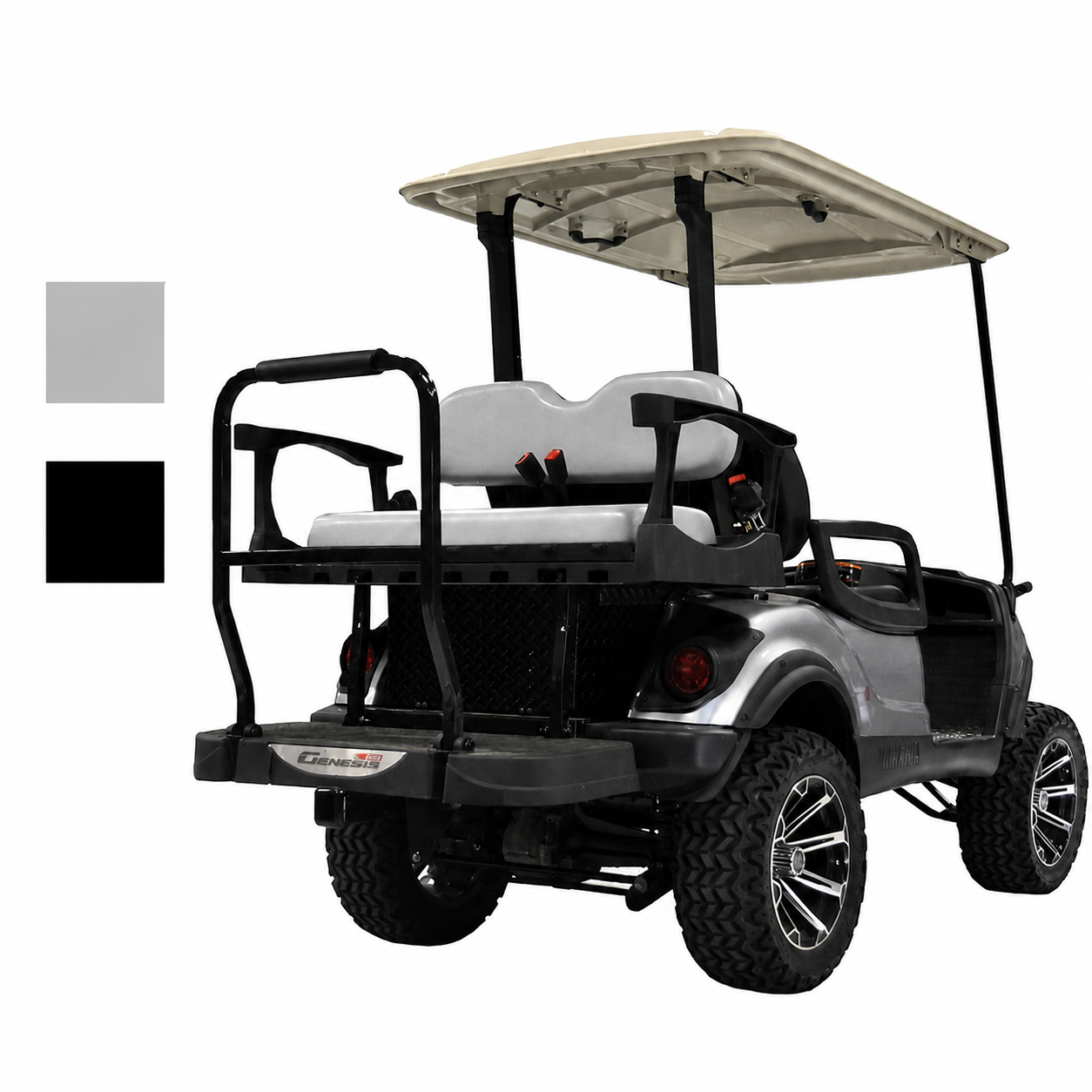 Madjax G250 Steel Rear Flip Seat w/ Cushions for Yamaha G29/Drive