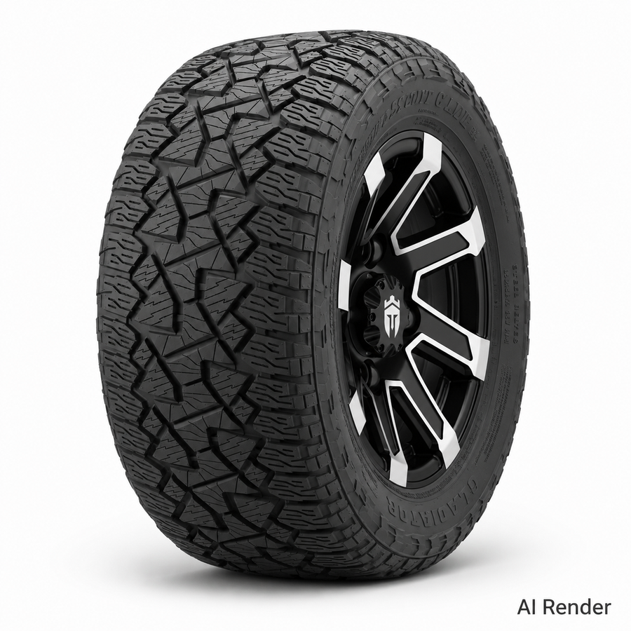 Empire® 12" Blade B12 Wheel with X Comp Golf A/T Tire