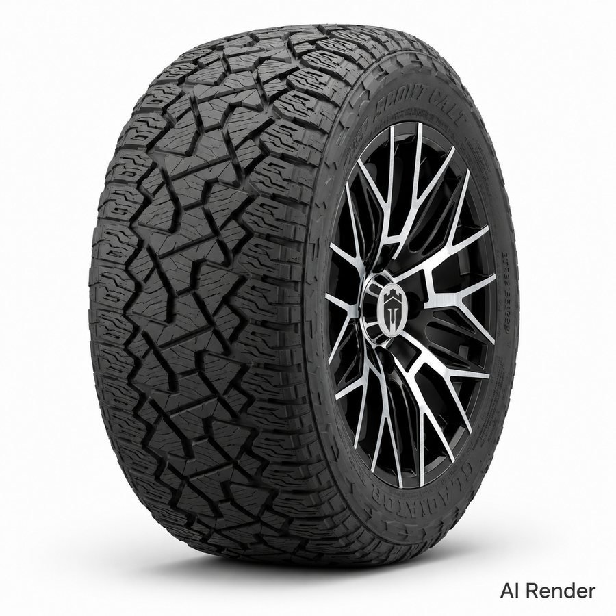 Empire® 14" Diablo D3B Wheel with X Comp Golf X/T Tire Package