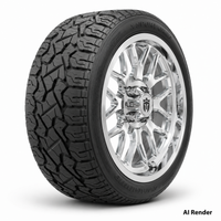 Empire 15" Crown C4 Chrome Wheel with X Comp Golf A/T Tire Package