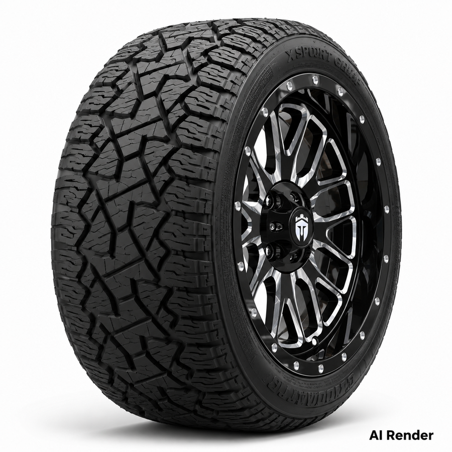 Empire 15" Crown C2 Wheel & X Comp Golf X/T Tire Package