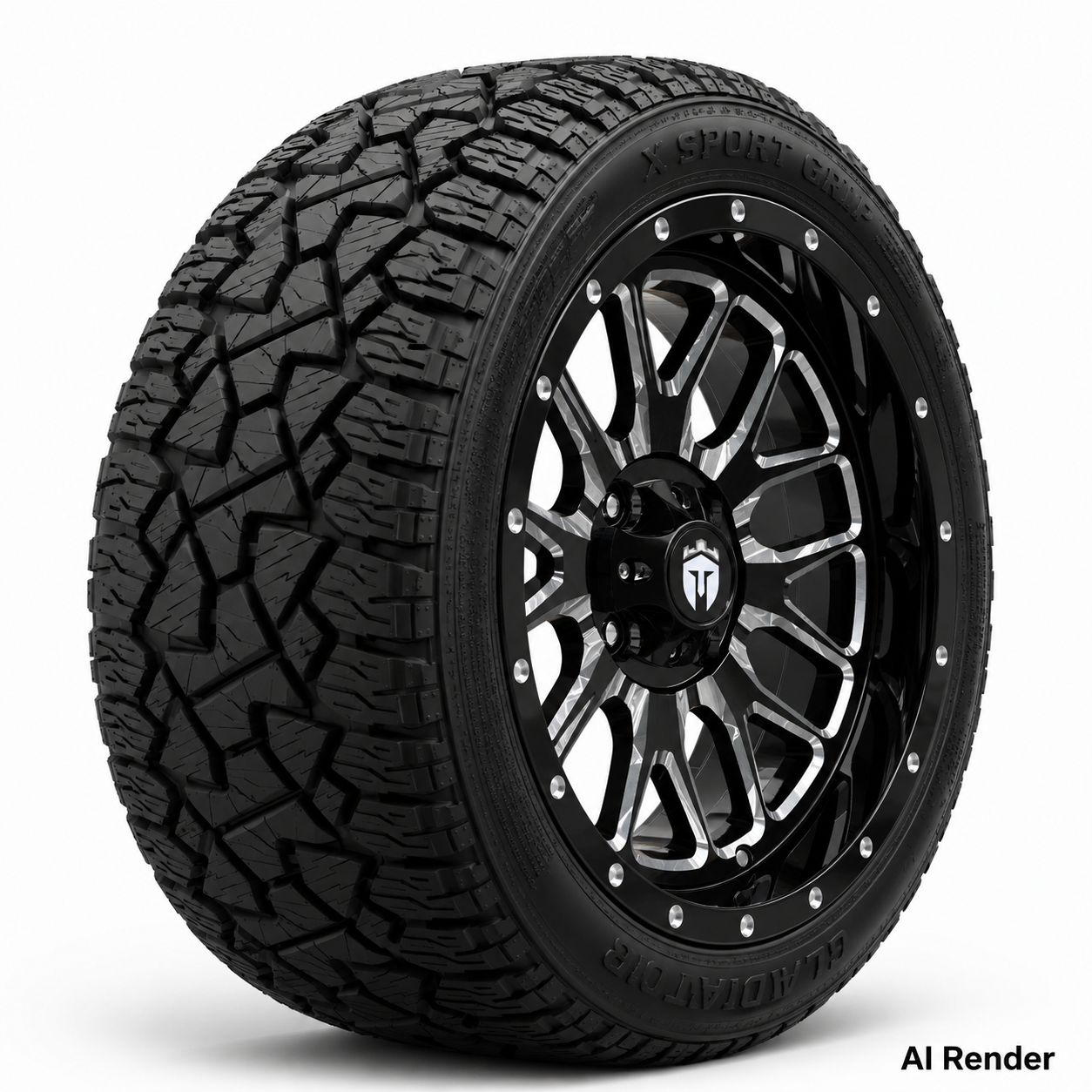Empire 15" Crown C2 Wheel & X Comp Golf A/T Tire Package