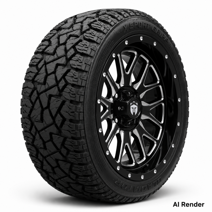 Empire 15" Knight K2 Wheel & X Comp Golf A/T Tire Package